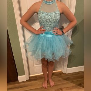 Weiss man light blue dance costume perfect for Halloween or dance competition!